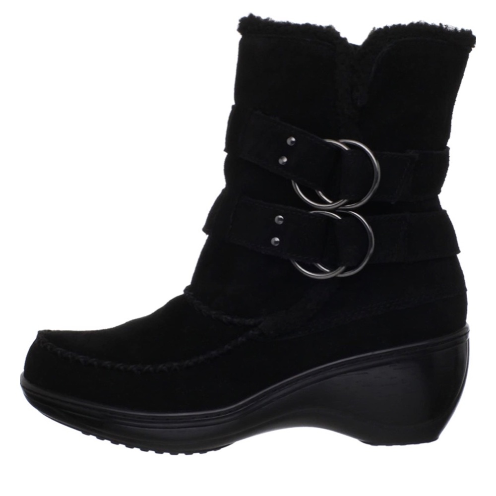 SoftWalk Women's Manchester Boots Sz 7.5 In Black
